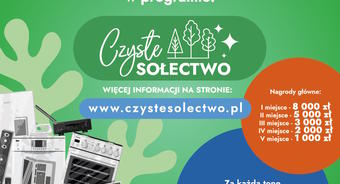 Zapraszamy do udziału w programie ,,Czyste Sołectwo"