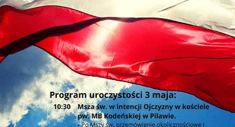Zaproszenie na obchody 231. rocznicy uchwalenia Konstytucji 3 Maja
