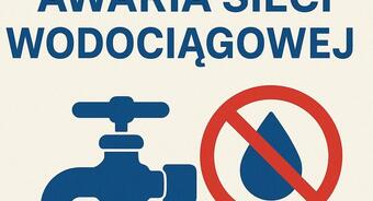 Uwaga! Awaria sieci wodociągowej. Przerwa w dostawie wody