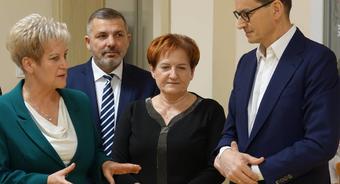 Wizyta Premiera w Żłobku Samorządowym w Pilawie