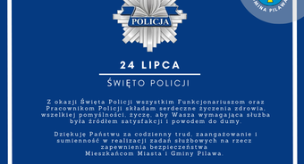 Życzenia z okazji Święta Policji