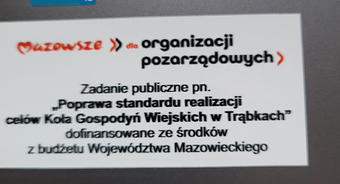 Informacja o zrealizowanym zadaniu dofinansowanym ze środków z budżetu  Województwa Mazowieckiego dla organizacji pozarządowych