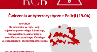 RCB wydało ostrzeżenia dla mieszkańców 8 województw, w tym mazowieckiego