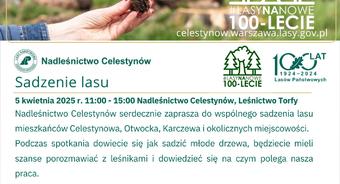 Nadleśnictwo Celestynów zaprasza do wspólnego sadzenia lasu